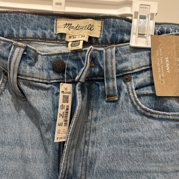 NWT Madewell Men’s skinny jeans 30x30 - Picture 5 of 10